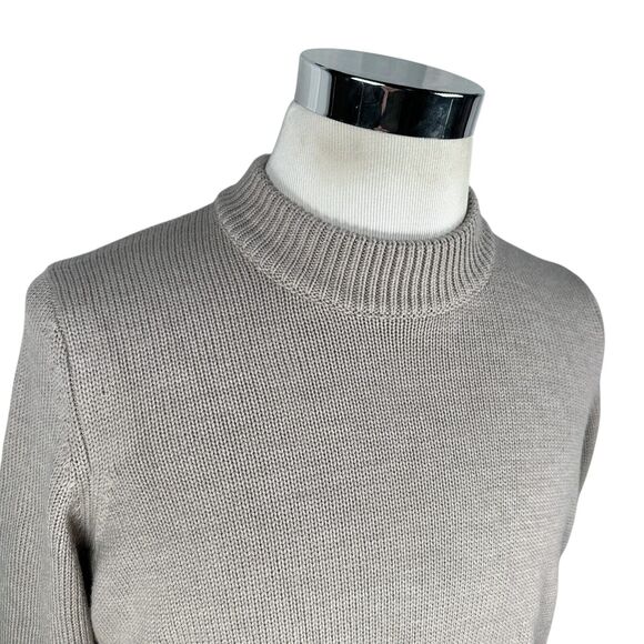 Tuckernuck Bexley Sweater Women’s Medium Light Beige Wool Knitted Long Sleeve - Picture 2 of 11